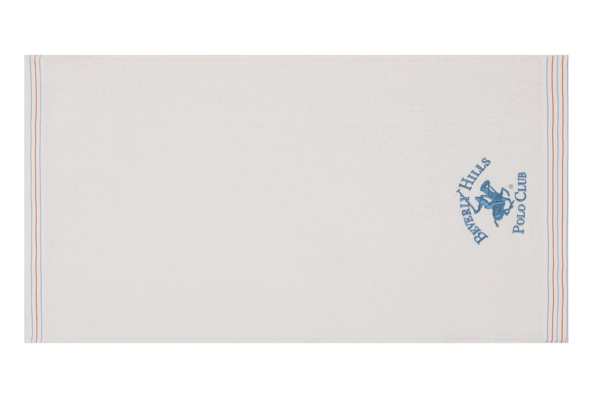 Set di 2 asciugamani cotone Beverly Hills Polo Club 405 Bianco, 50 x 90 cm (4)
