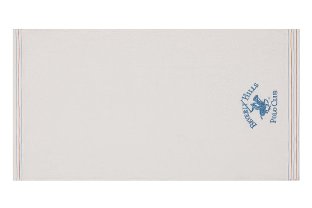Set di 2 asciugamani cotone Beverly Hills Polo Club 405 Bianco, 50 x 90 cm (4)
