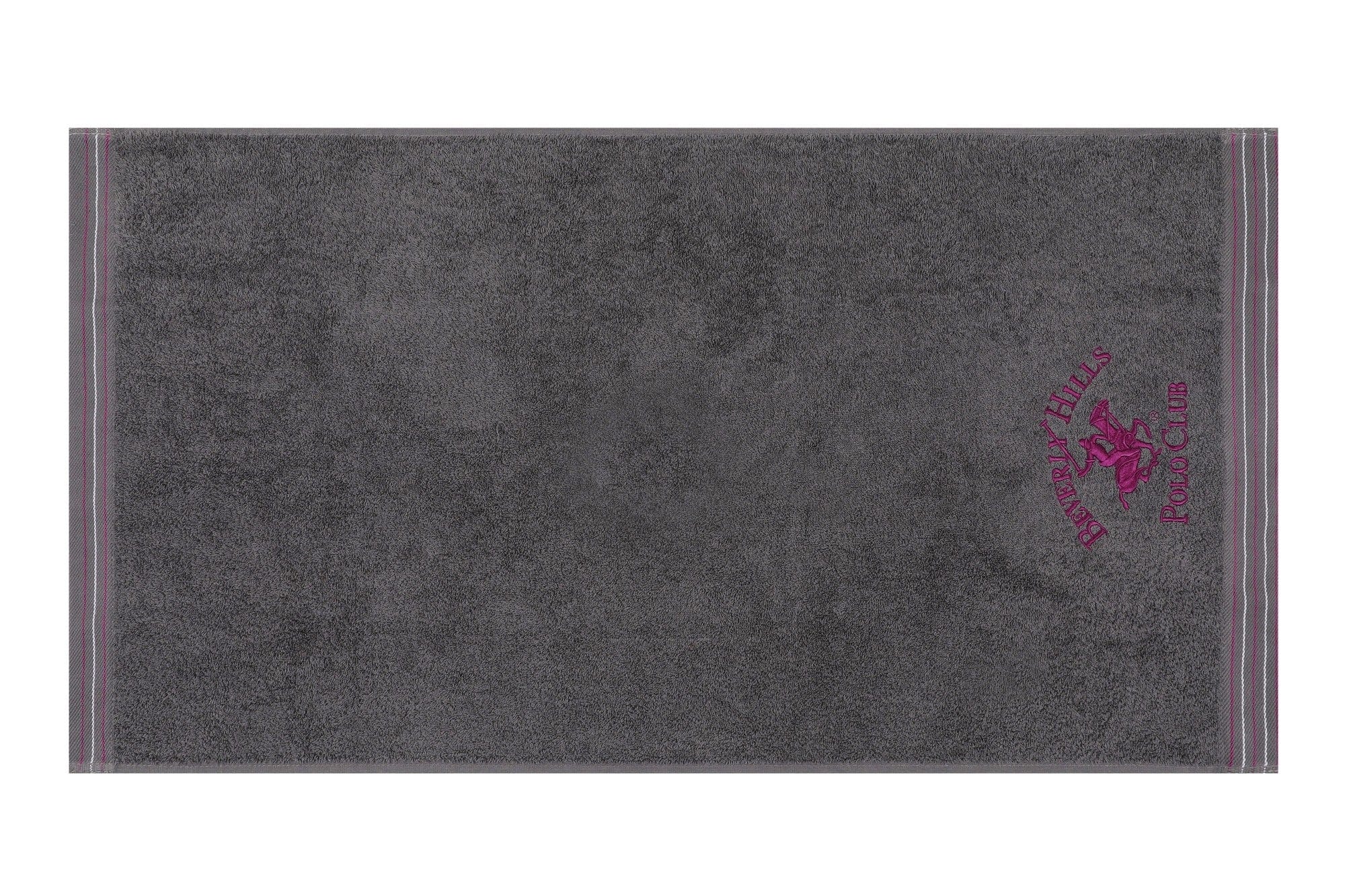 Set di 2 asciugamani cotone Beverly Hills Polo Club 405 Bianco, 50 x 90 cm (5)