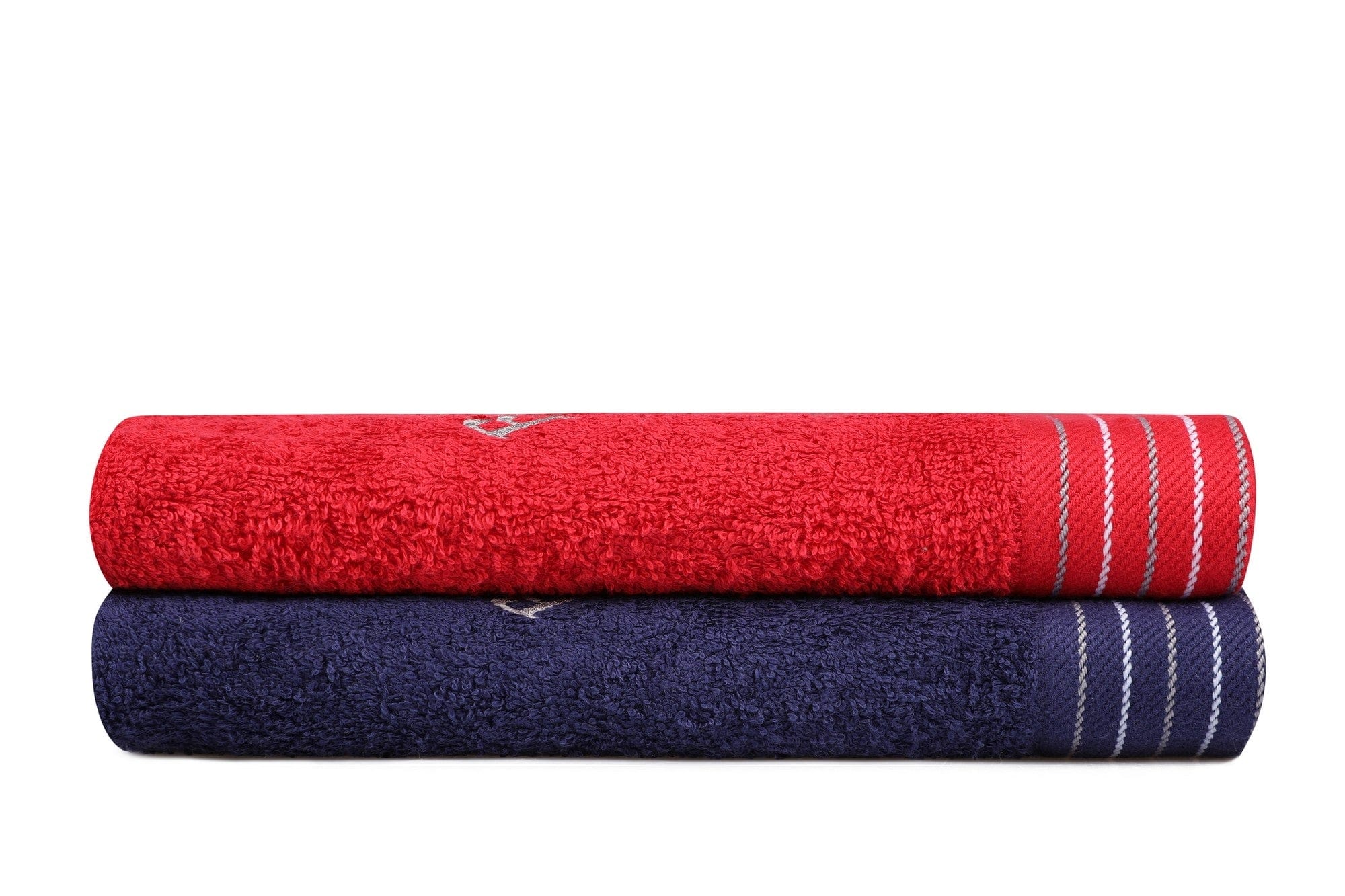 Set di 2 asciugamani cotone Beverly Hills Polo Club 405 Blu, 50 x 90 cm (2)