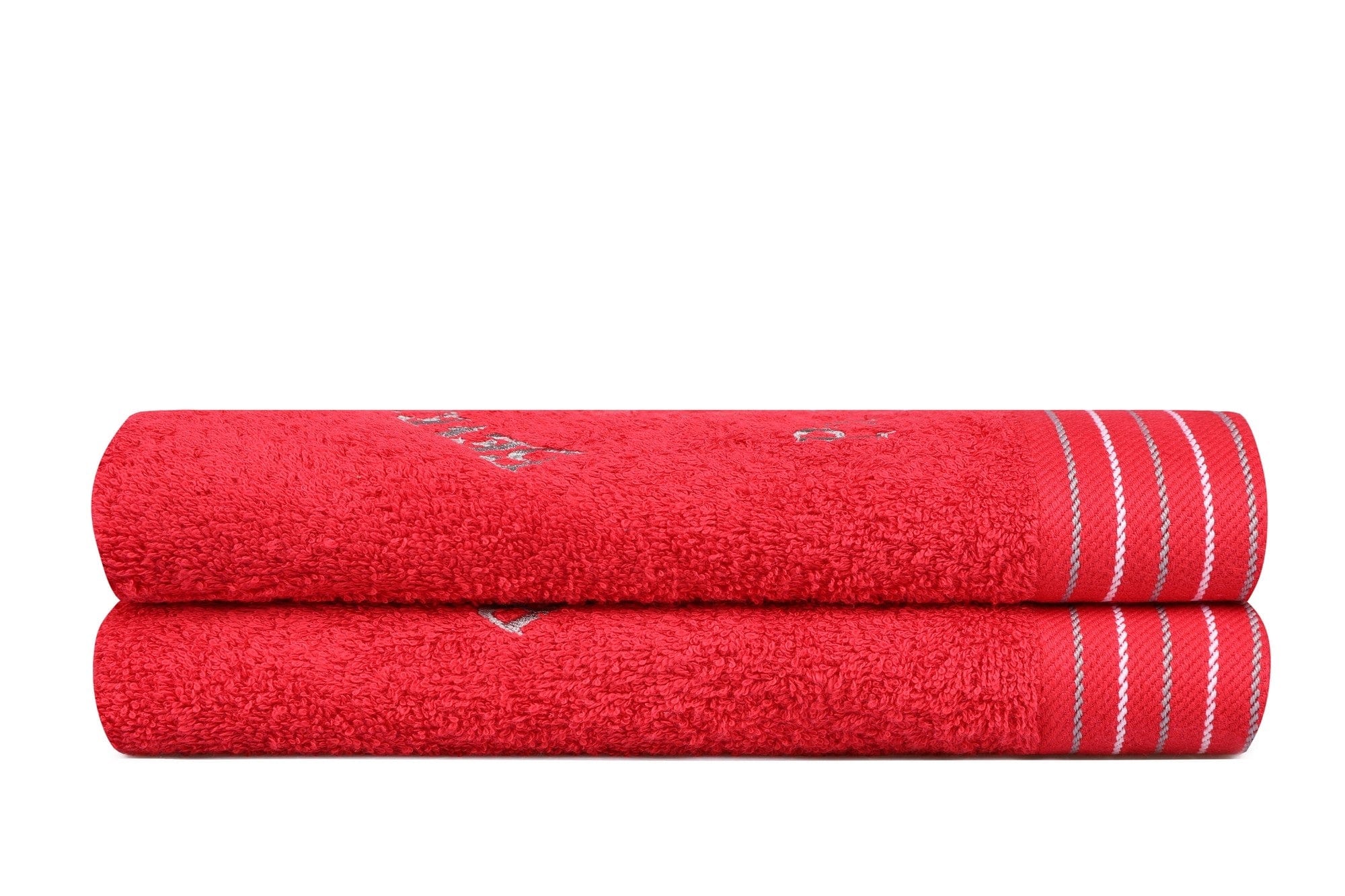 Set di 2 asciugamani cotone Beverly Hills Polo Club 405 Rosso, 50 x 90 cm (2)