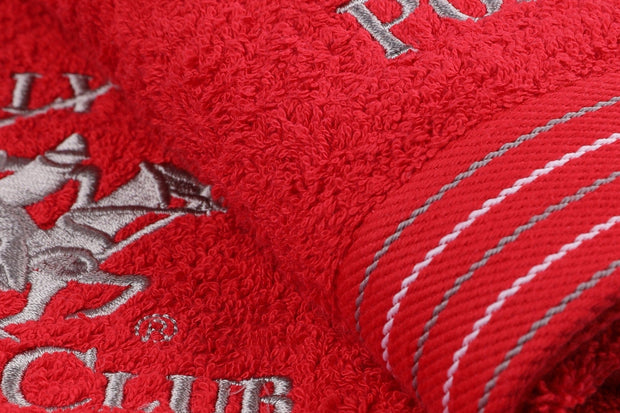Set di 2 asciugamani cotone Beverly Hills Polo Club 405 Rosso, 50 x 90 cm (3)