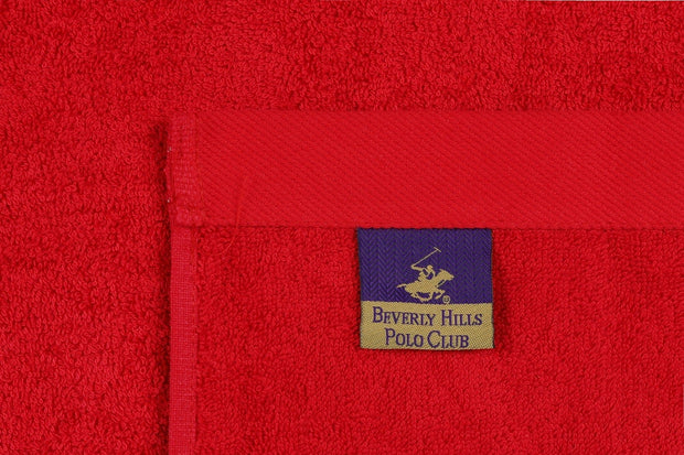 Set di 2 asciugamani cotone Beverly Hills Polo Club 405 Rosso, 50 x 90 cm (5)
