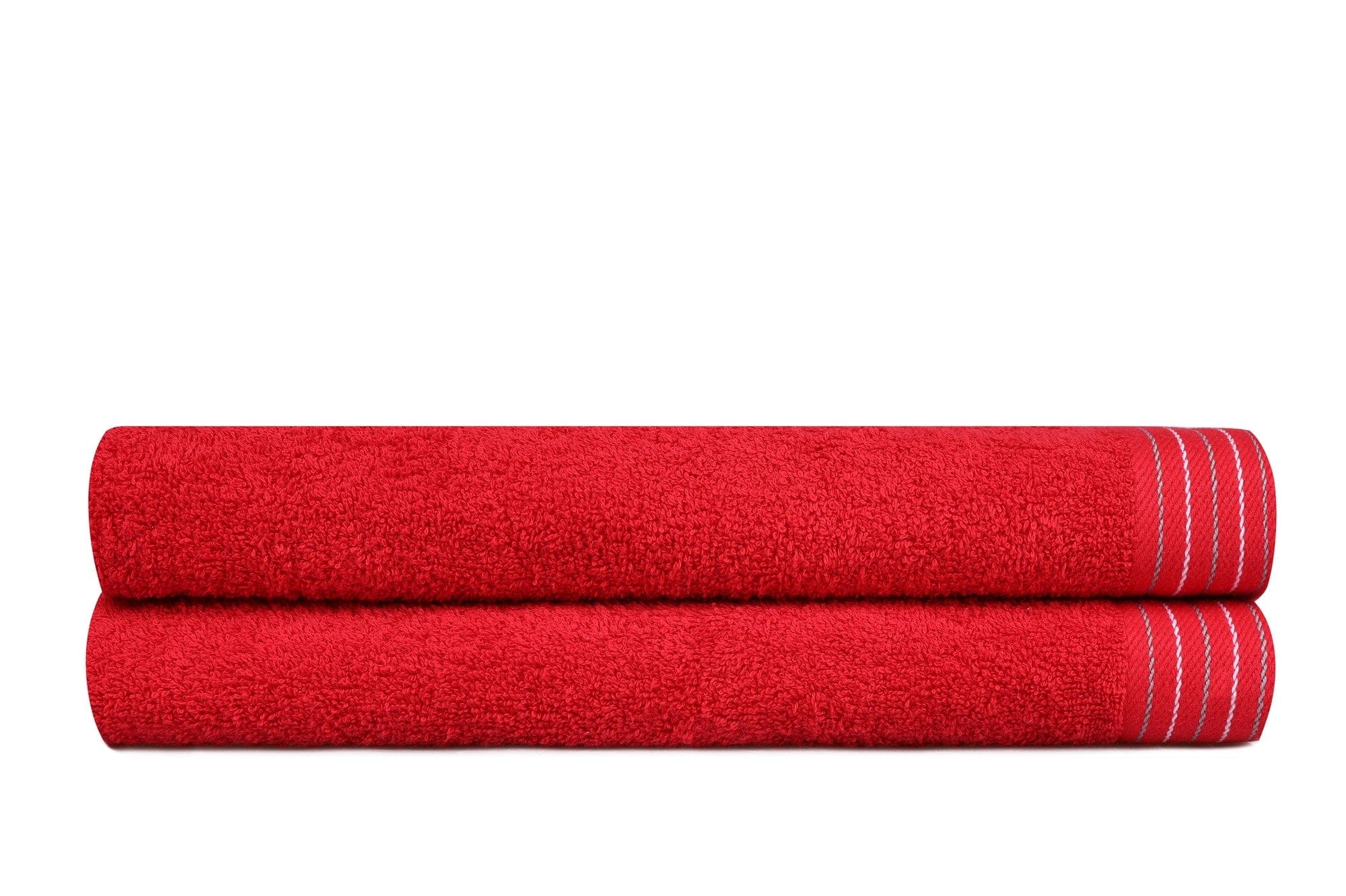 Set di 2 asciugamani cotone Beverly Hills Polo Club 405 Rosso, 70 x 140 cm (2)