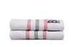 Set di 2 asciugamani cotone Beverly Hills Polo Club Botanik Bianco, 50 x 90 cm (2)