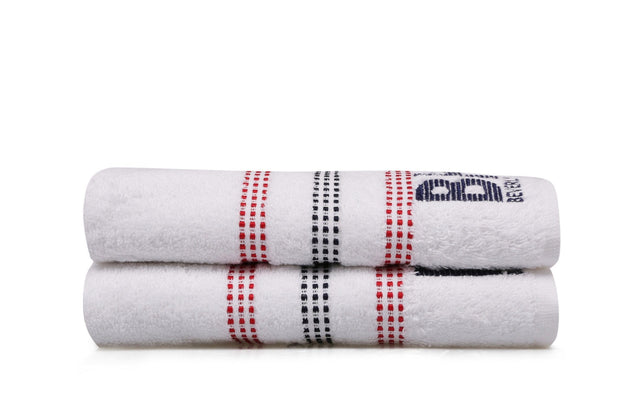 Set di 2 asciugamani cotone Beverly Hills Polo Club Botanik Bianco, 50 x 90 cm (2)