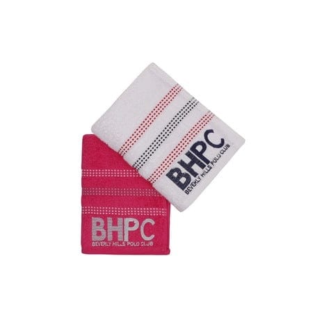 Set di 2 asciugamani cotone Beverly Hills Polo Club Botanik Rosa, 50 x 90 cm (1)