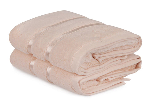 Set di 2 asciugamani micro-cotone Dolce Arancia, 50 x 90 cm