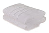Set di 2 asciugamani micro-cotone Dolce Bianco, 70 x 140 cm