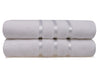Set di 2 asciugamani micro-cotone Dolce Bianco, 70 x 140 cm (2)