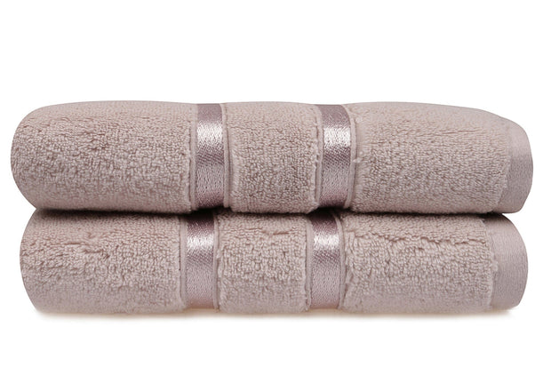 Set di 2 asciugamani micro-cotone Dolce Cappuccino, 50 x 90 cm (2)