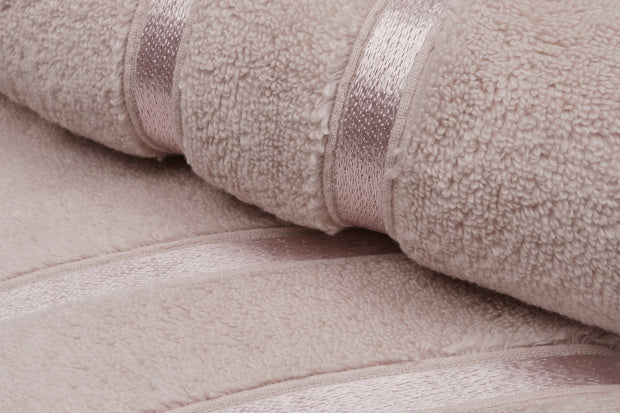 Set di 2 asciugamani micro-cotone Dolce Cappuccino, 50 x 90 cm (4)
