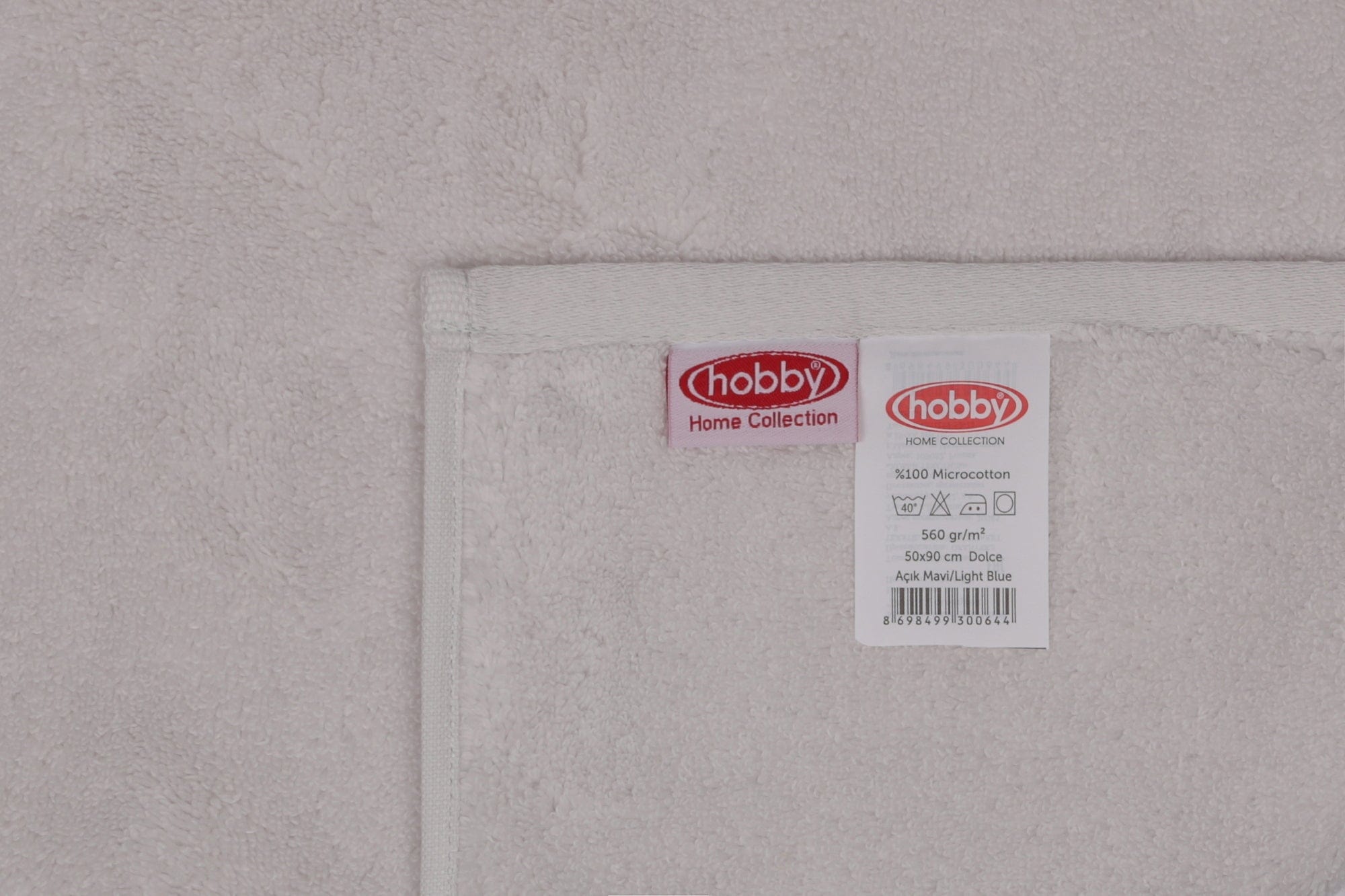 Set di 2 asciugamani micro-cotone Dolce Grigio, 50 x 90 cm (5)