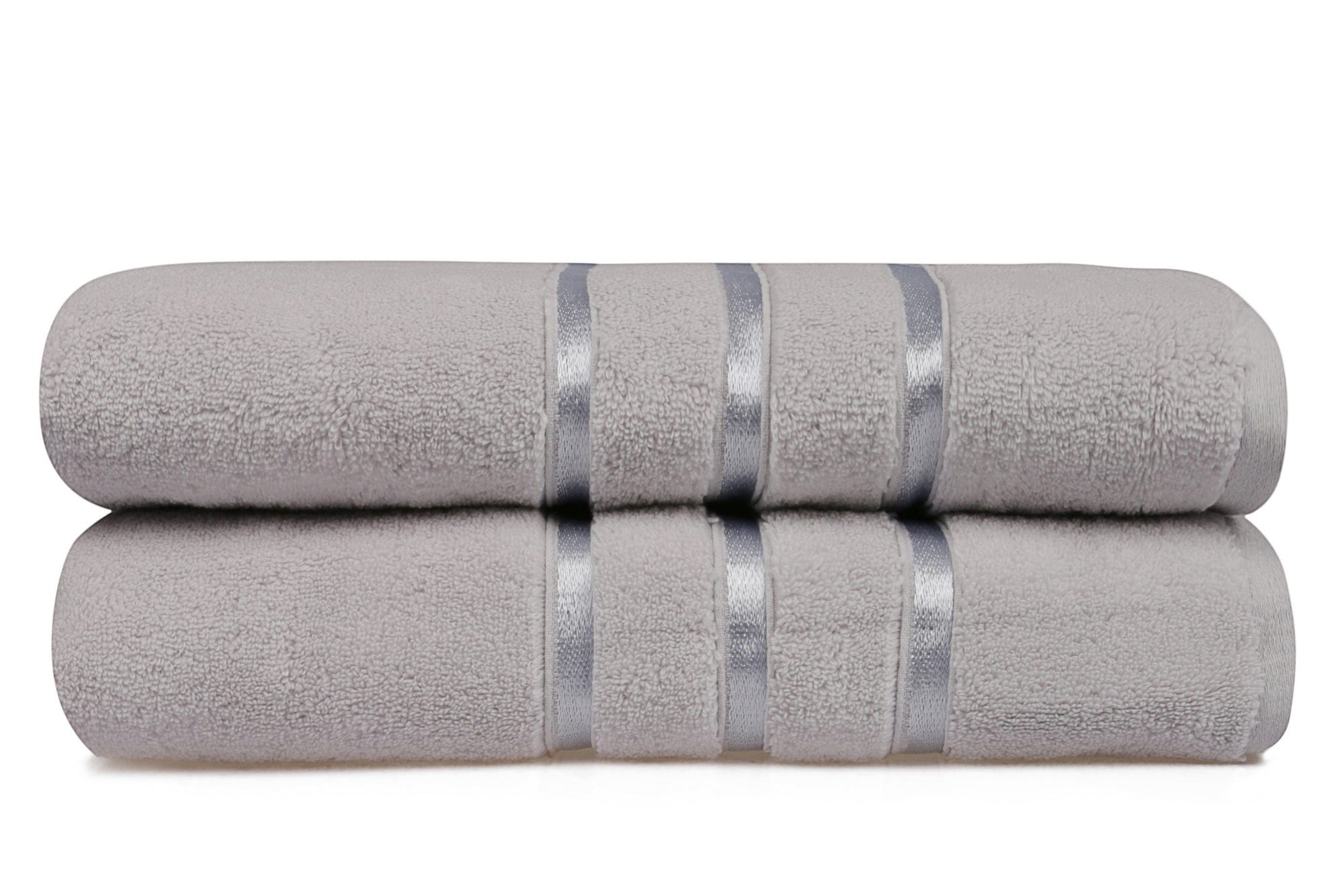 Set di 2 asciugamani micro-cotone Dolce Grigio, 70 x 140 cm (2)