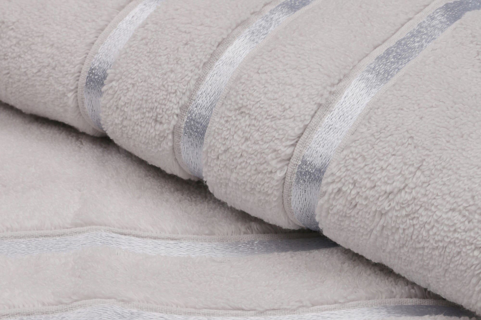 Set di 2 asciugamani micro-cotone Dolce Grigio, 70 x 140 cm (4)