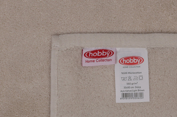 Set di 2 asciugamani micro-cotone Dolce Marrone, 50 x 90 cm (5)