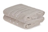 Set di 2 asciugamani micro-cotone Dolce Marrone, 70 x 140 cm