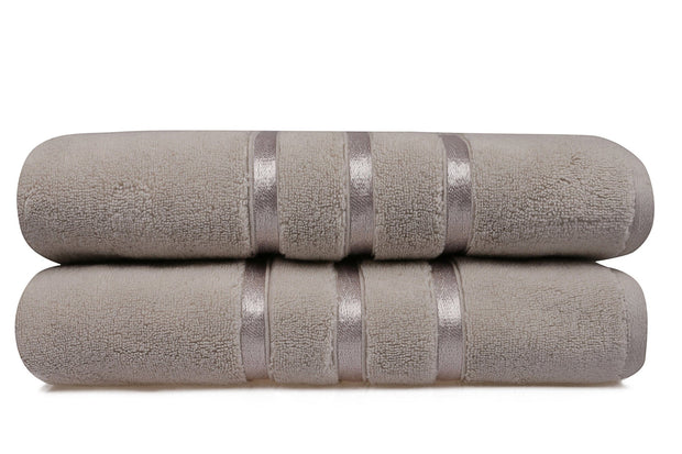 Set di 2 asciugamani micro-cotone Dolce Marrone, 70 x 140 cm (2)
