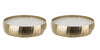 Set di 2 candele decorative Chisel Bright L Oro