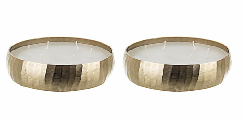 Set di 2 candele decorative Chisel Bright L Oro