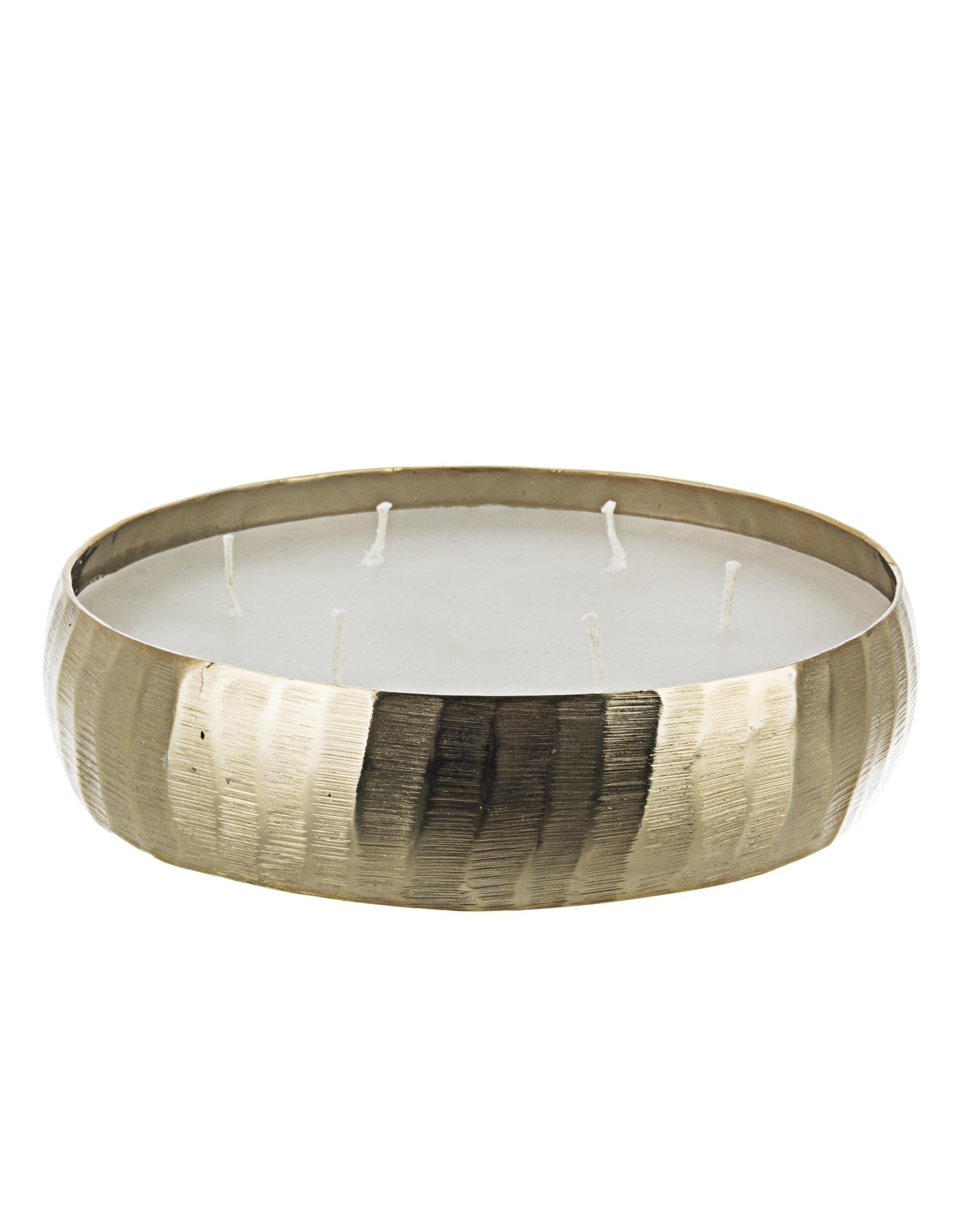 Bizzotto Set di 2 candele decorative Chisel Bright L Oro