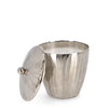 Bizzotto Set di 2 candele decorative Chisel Shaped B Argento