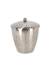 Bizzotto Set di 2 candele decorative Chisel Shaped B Argento