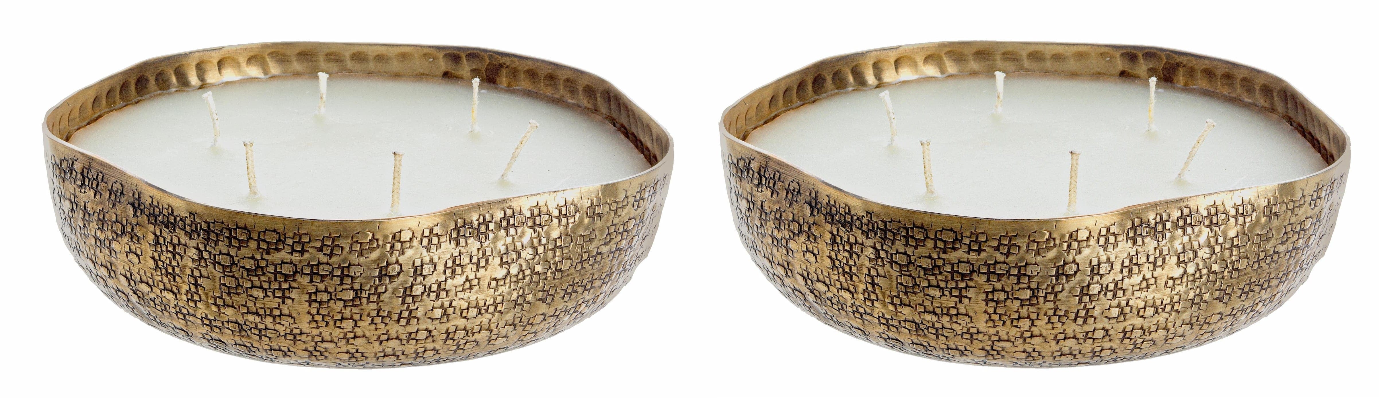 Set di 2 candele decorative Hammel L Oro