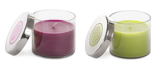 Set di 2 candele profumate Pop Verde