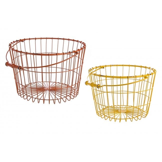 Set di 2 ceste Betsy Piccola Rosso