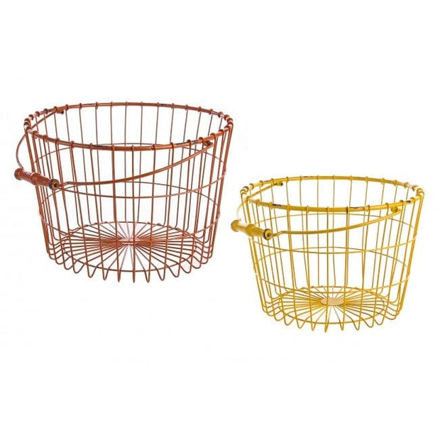 Set di 2 ceste Betsy Piccola Rosso