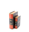 Set di 2 Cofanetto in forma di libro Les Miserables Multicolore