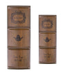 Set di 2 Cofanetto in forma di libro Notre Dame Multicolore (1)