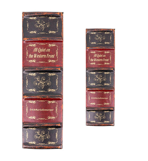 Set di 2 Cofanetto in forma di libro Western Front Multicolore (1)
