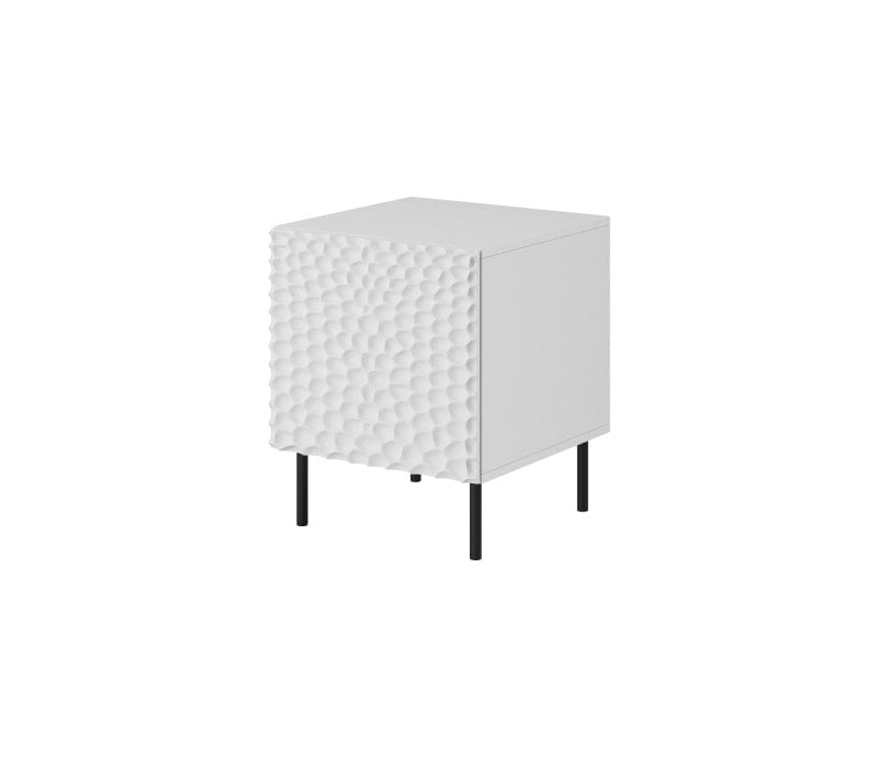 Halmar Set di 2 comodini con 1 anta Hole Bianco