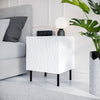 Halmar Set di 2 comodini con 1 anta Jungle Bianco