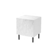 Halmar Set di 2 comodini con 1 anta Jungle Bianco
