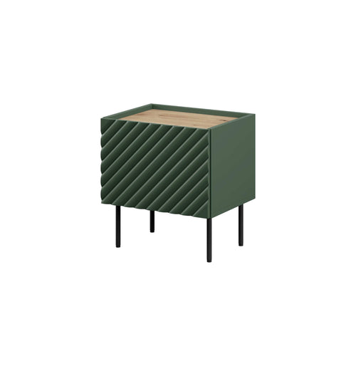 Halmar Set di 2 comodini con 1 anta Onda Verde