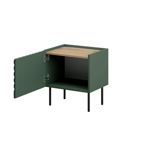 Halmar Set di 2 comodini con 1 anta Onda Verde
