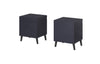 Halmar Set di 2 comodini con 1 cassetto Nova Blu