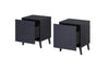 Halmar Set di 2 comodini con 1 cassetto Nova Blu