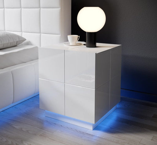 Halmar Set di 2 comodini con 1 cassetto Reja Bianco