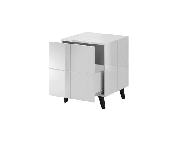 Halmar Set di 2 comodini con 1 cassetto Reja Bianco