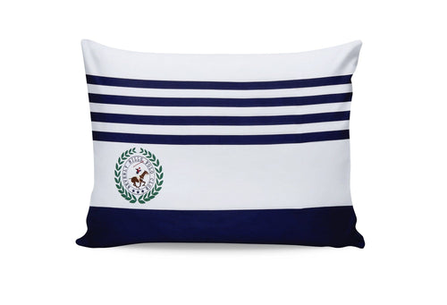 Set di 2 federe per cuscini in cotone Beverly Hills Polo Club BHPC 003 Bianco, 50 x 70 cm
