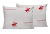 Set di 2 federe per cuscini in cotone Beverly Hills Polo Club BHPC 004 Bianco, 50 x 70 cm (1)