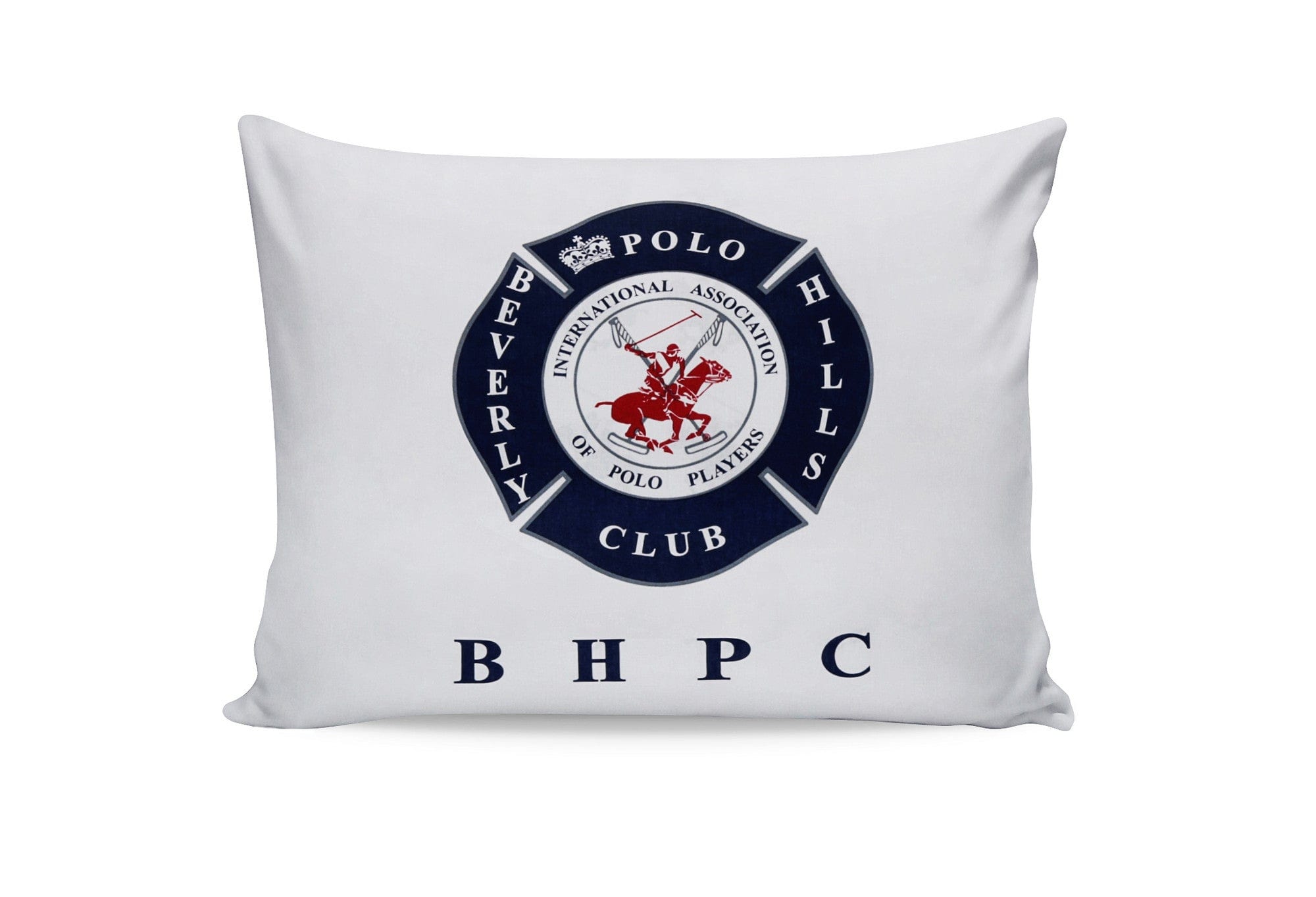 Set di 2 federe per cuscini in cotone Beverly Hills Polo Club BHPC 010 Blu, 50 x 70 cm