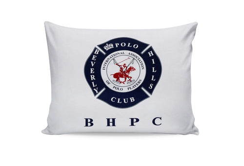 Set di 2 federe per cuscini in cotone Beverly Hills Polo Club BHPC 010 Blu, 50 x 70 cm