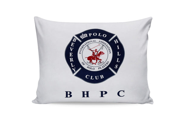 Set di 2 federe per cuscini in cotone Beverly Hills Polo Club BHPC 010 Blu, 50 x 70 cm