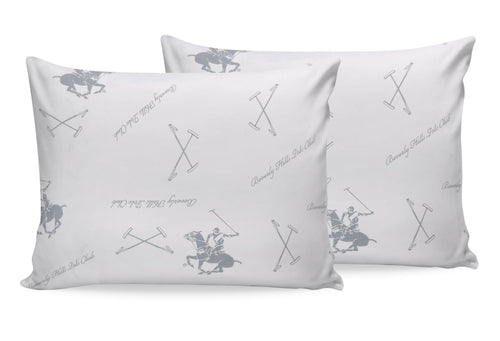Set di 2 federe per cuscini in cotone Beverly Hills Polo Club BHPC 025 Verde, 50 x 70 cm (1)