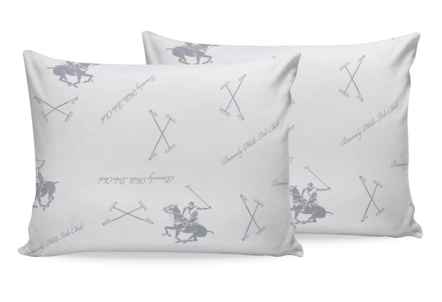 Set di 2 federe per cuscini in cotone Beverly Hills Polo Club BHPC 025 Verde, 50 x 70 cm (1)